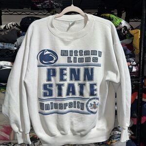 Vintage 80s Pennstate University Nittany Lions Crewneck Size Large